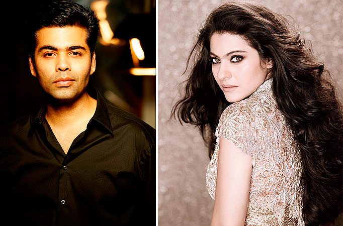 Karan Johar and Kajol