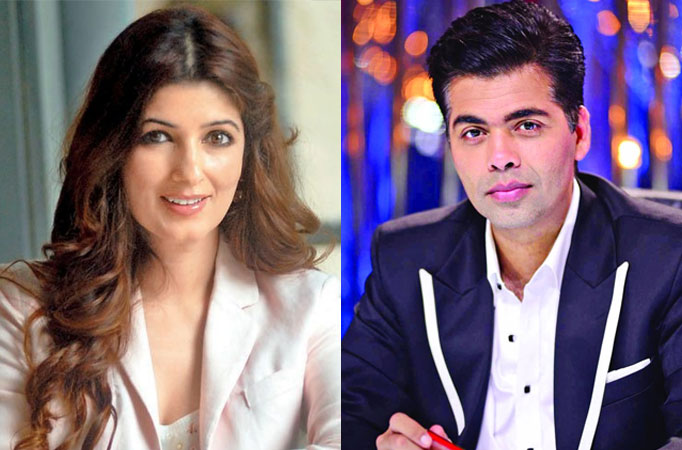 Twinkle Khanna and Karan Johar Twinkle Khanna and Karan Johar