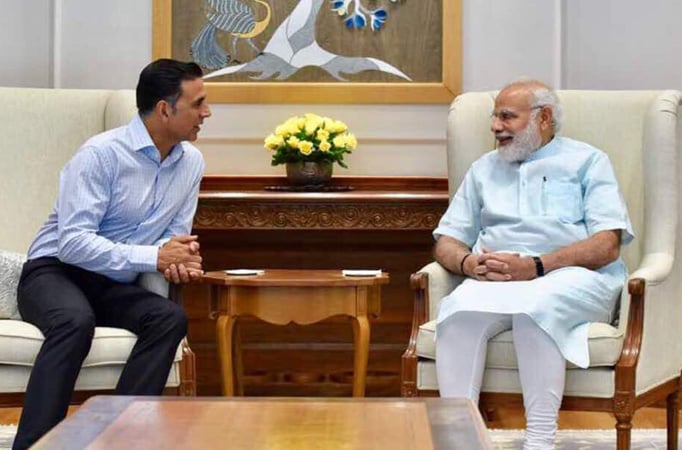 Akshay Kumar & Narendra Modi