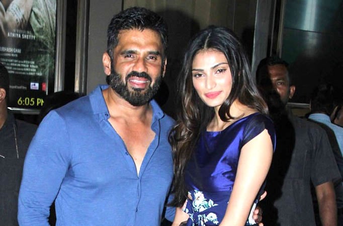  Athiya Sheety & Suniel Shetty