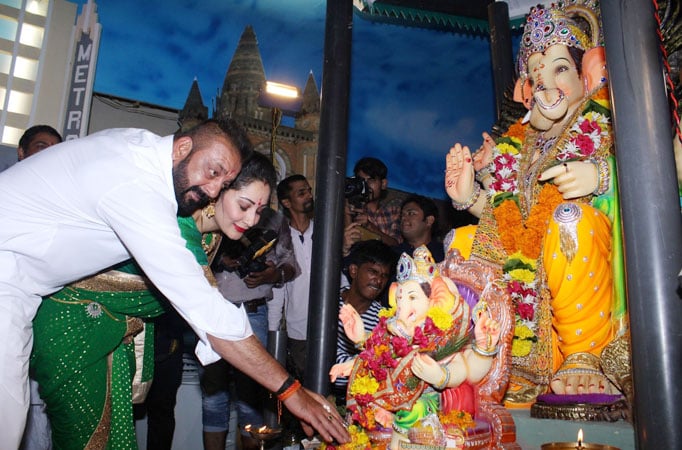 Ganpati blessings are on me: Sanjay Dutt