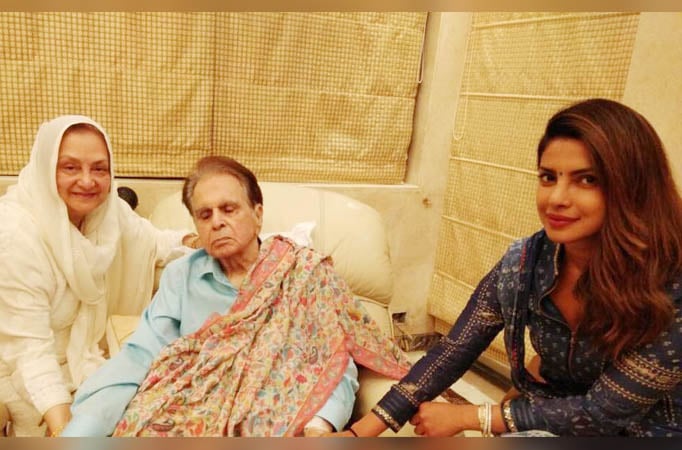 Priyanka Chopra spends time with Dilip Kumar, Saira Banu