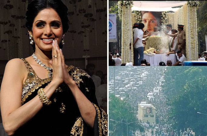 State honours at Sridevi's funeral, thousands mourn her