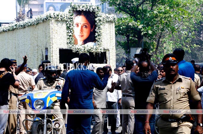 Sridevi's family thanks Mumbai Police for support on her last journey