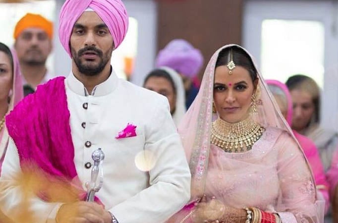 Neha Dhupia and Angad Bedi