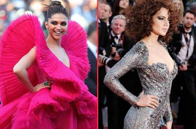 Deepika, Kangana opt for bold and daring look at Cannes 