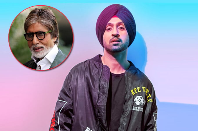 Amitabh Bachchan and  Diljit Dosanjh