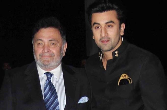 Rishi Kapoor and Ranbir Kapoor 