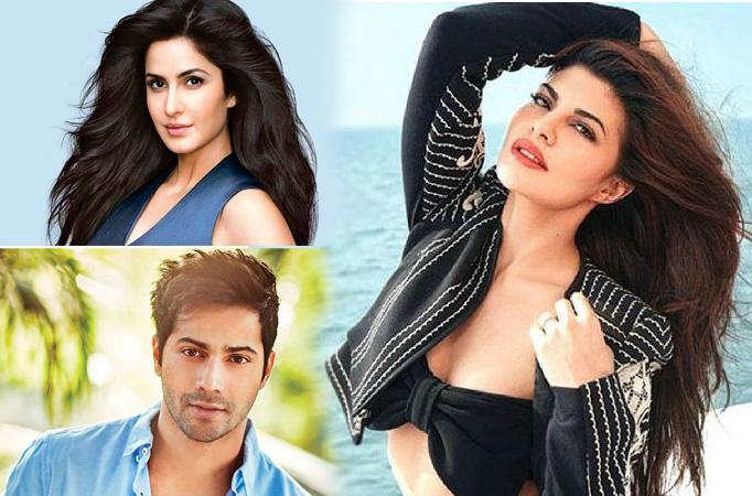 Katrina Kaif, Jacqueline Fernandez, Varun Dhawan