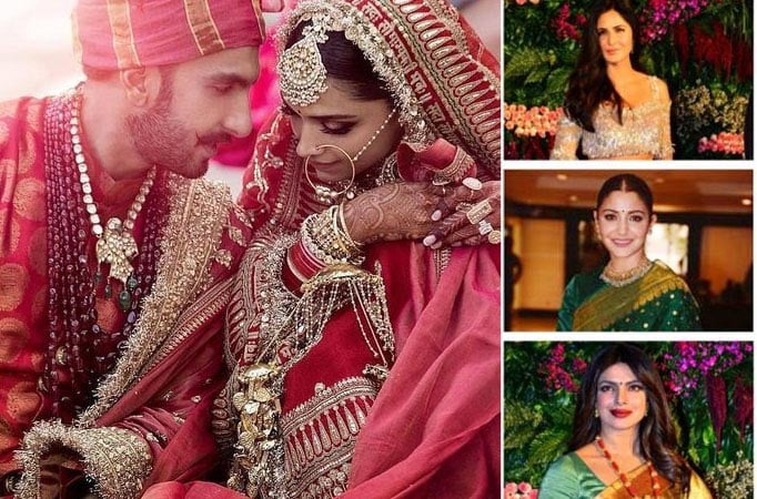  Ranveer Singh, Deepika Padukone, Sabyasachi,  Ranbir Kapoor, Priyanka Chopra, Katrina Kaif, Sonam Kapoor, Anushka Sharma,Virat 