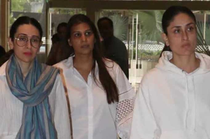 Karisma, Kareena attend Vikram Phadnis 