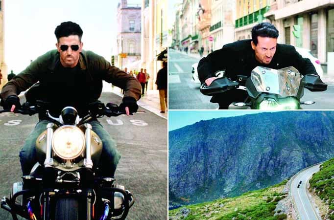 Hrithik, Tiger's bike chase on Portugal's highest peak