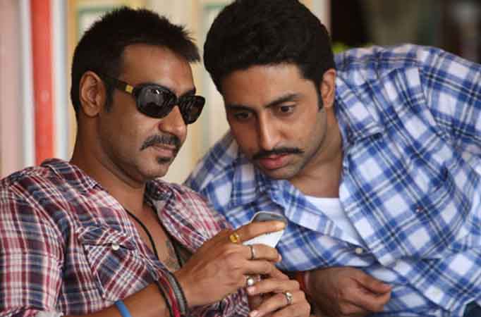 Ajay Devgn and Abhishek Bachchan