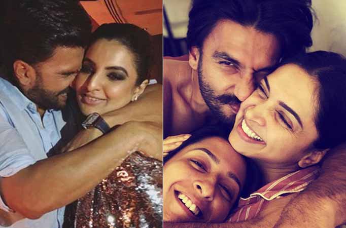 Check out THIS cute photo of Ranveer Singh with his sisters Ritika Bhavnani and Anisha Padukone