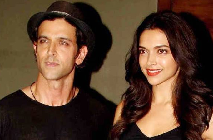 Deepika Padukone and Hrithik Roshan