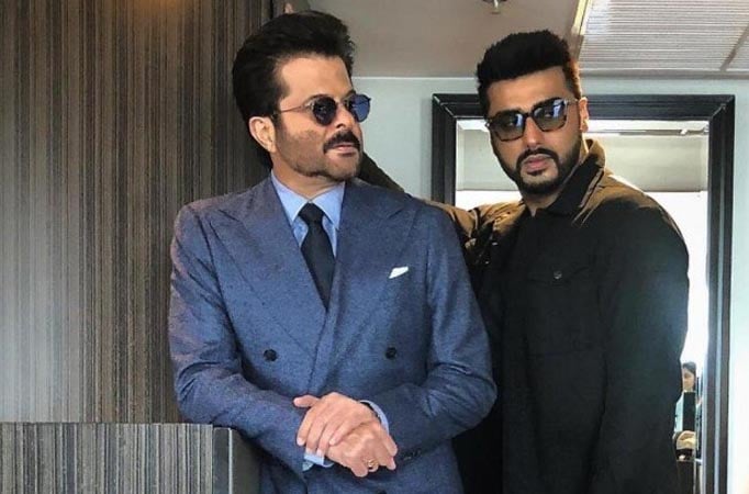 Arjun Kapoor shares a photo of his and Anil Kapoor; hints about Mubarakan 2