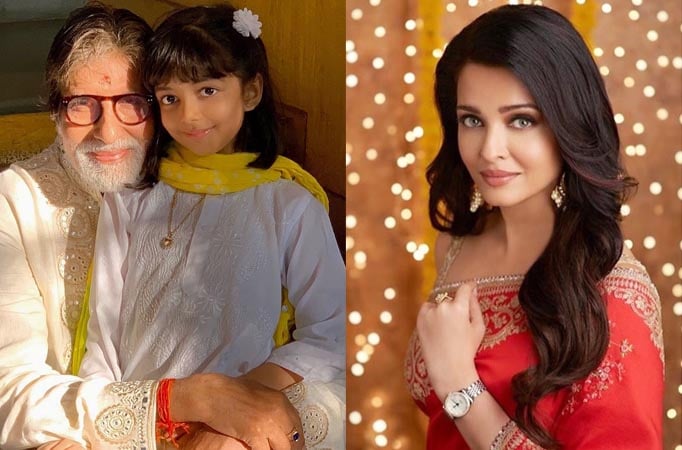 Aishwarya shares adorable pic of 'dadaji' Big B with Aaradhya