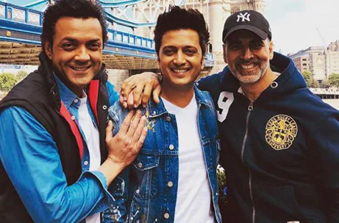 Housefull 4: Akshay Kumar gives a hilarious reply as Riteish Deshmukh and Bobby Deol tease him 