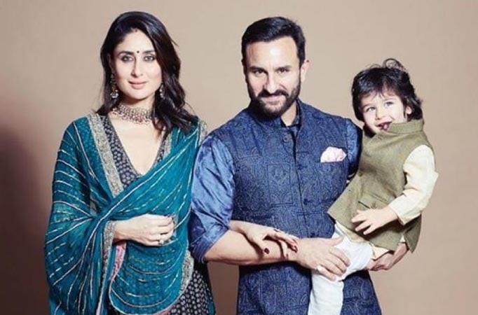 Diwali 2019: Kareena Kapoor, Saif Ali Khan and little nawab Taimur Ali Khan pose for a royal picture  