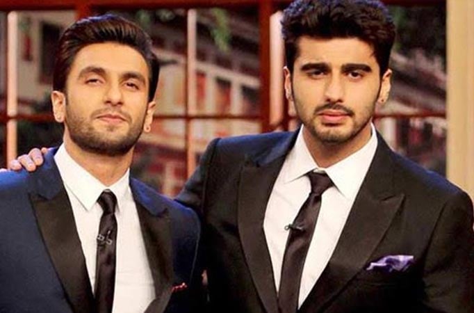 Ranveer Singh and Arjun Kapoor listen to the same song while working out 