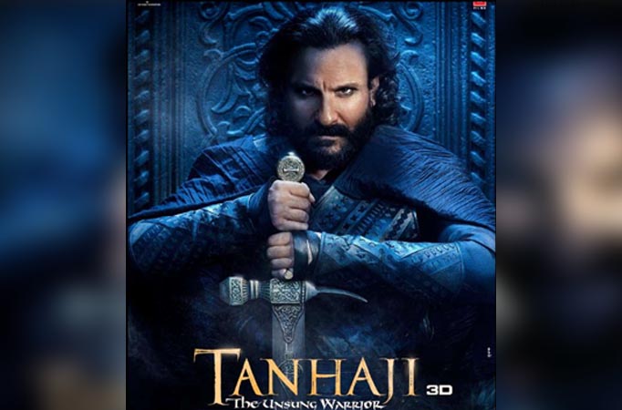 Ajay, Kajol share Saif Ali Khan's warrior look in 'Tanhaji...'