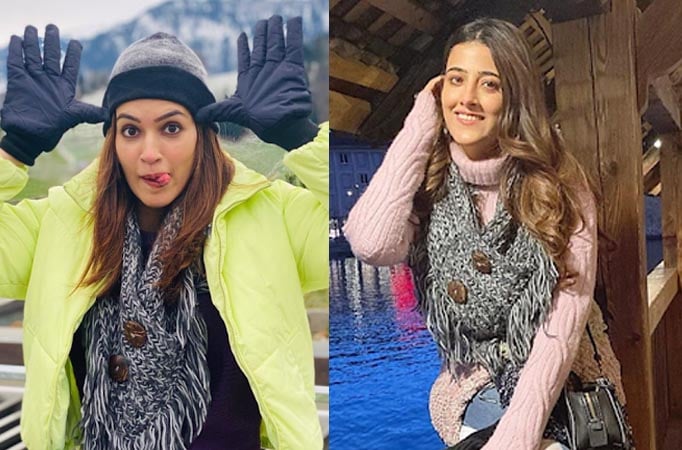 Check out the Sibling Camaraderie between Kriti and Nupur Sanon in Lucerne, Switzerland