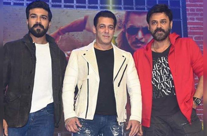 Ram Charan and Venkatesh Daggubati and Salman Khan