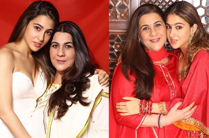 Sara Ali Khan and Amrita Singh