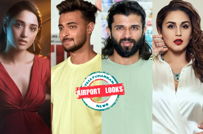 AIRPORT LOOKS! Tamannaah, Aayush, Vijay Deverakonda, Huma, and other celebs SPOTTED at the AIRPORT 