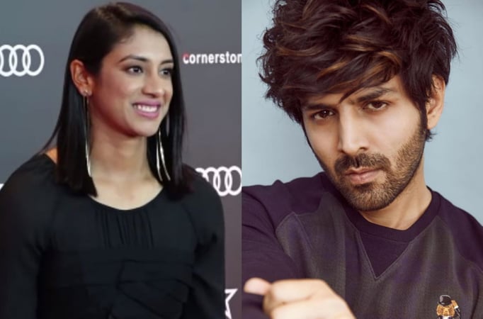 Kartik Aaryan's fandom now reaches the sports world, crush of Indian cricketer, Smriti Mandhana!