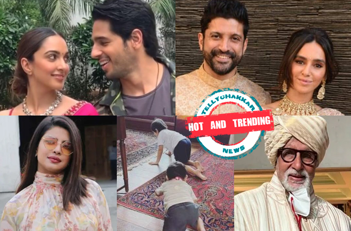 Hot and Trending! Sidharth-Kiara at DPIFFA, Priyanka in awe of Kareena's kids, Farhan-Shibani's post-wedding party, Big B-Abhish