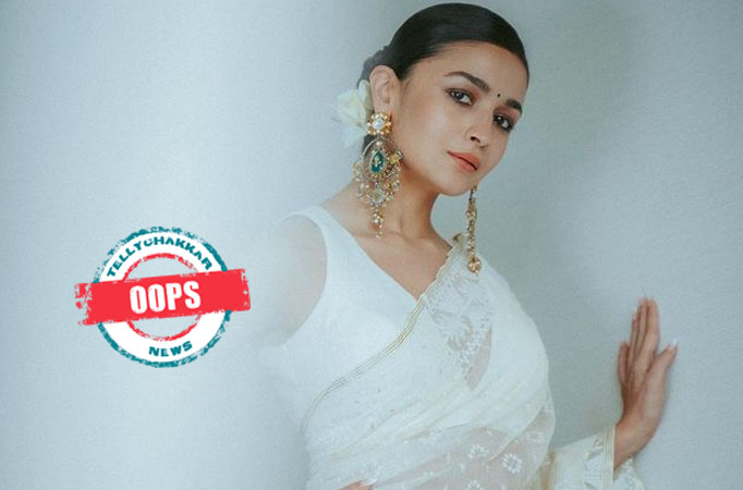 Oops! Alia Bhatt dons a silver saree, leaves her fan wondering if it’s a foil wrap 