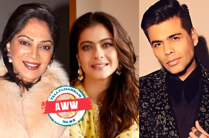 Aww! This is how Simi Garewal and Kajol made Karan Johar blush