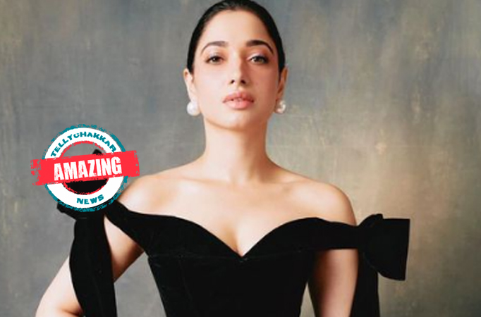 Amazing! Tamannah Bhatia steals the spotlight with her colourful monotone outfit at an event