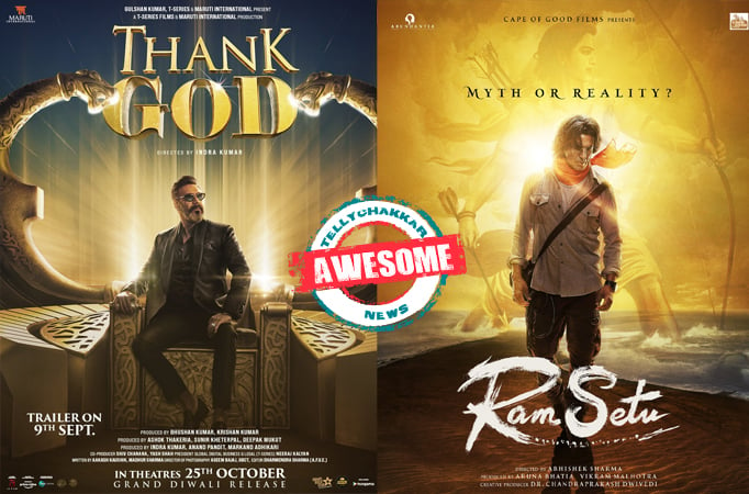 Awesome! From Ajay Devgn’s Thank God to Akshay Kumar’s Ram Setu, here is a list of films that will light up your Diwali