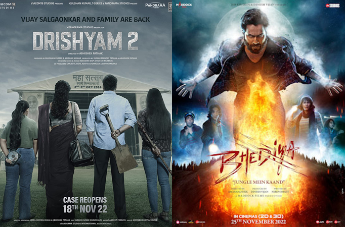 Drishyam 2 wave affects Bhediya; Ajay Devgn starrer rules in its second weekend 