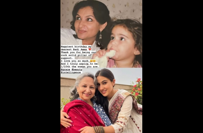 Sara to grandma Sharmila: 'I aspire to be 1/10th of the woman you are'