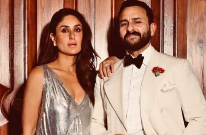 Saif Ali Khan-Kareena Kapoor Khan trolled for kissing in front of paparazzi; netizens say, "Camere ke liye show off"