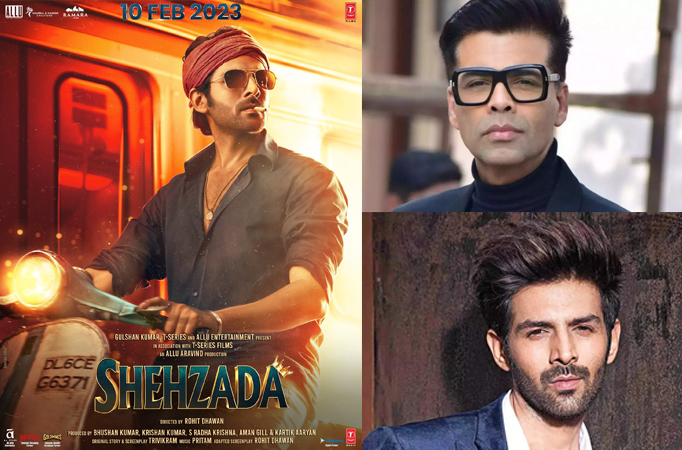 Karan Johar shares Kartik Aaryan’s Shahzada trailer, is the filmmaker trying to patch up with the actor