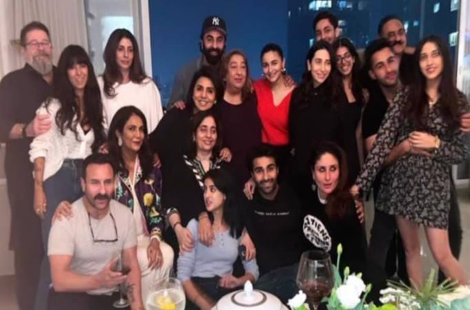 Check out the photos from the recent Kapoor fam-jam with Ranbir Kapoor-Alia Bhatt, Kareena Kapoor-Saif Ali Khan and more