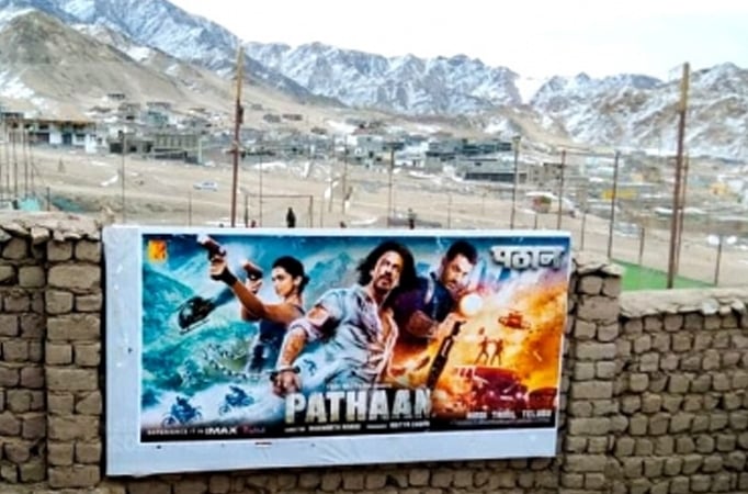 Shah Rukh Khan's 'Pathaan' to be screened at inflatable theatres in Leh