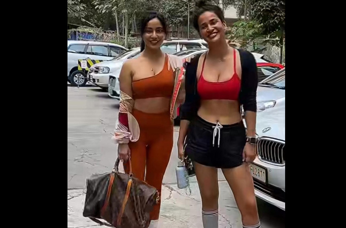 "You girls are not doing any movies only workout" netizens trolls Neha Sharma and Aisha Sharma"You girls are not doing any movie