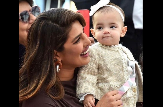 Priyanka Chopra finally revealed the face of her daughter