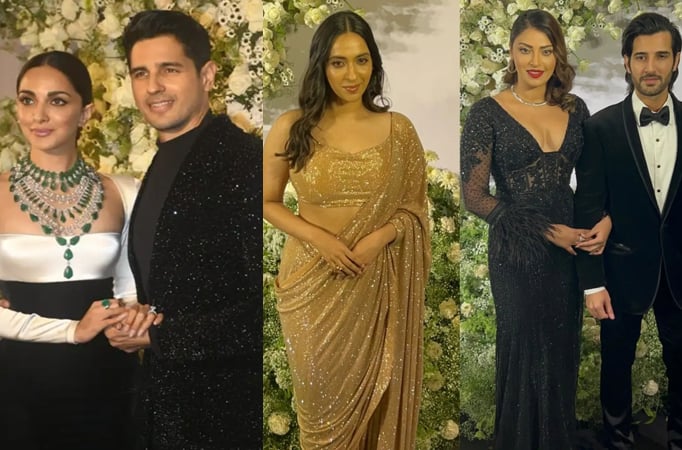 Siddharth- Kiara Wedding Reception: Anushka Ranjan Kapoor- Aditya Seal, Directors Shakun Batra, and Milap Zaveri, and Kiara’s co