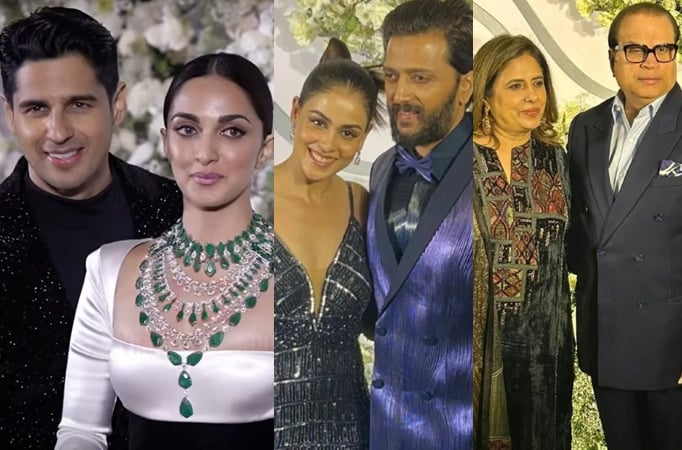 Sidharth Malhotra and Kiara Advani wedding: Ritesh Deshmukh, Genelia Deshmukh and Ramesh Taurani arrives at Sid Kiara Wedding ba