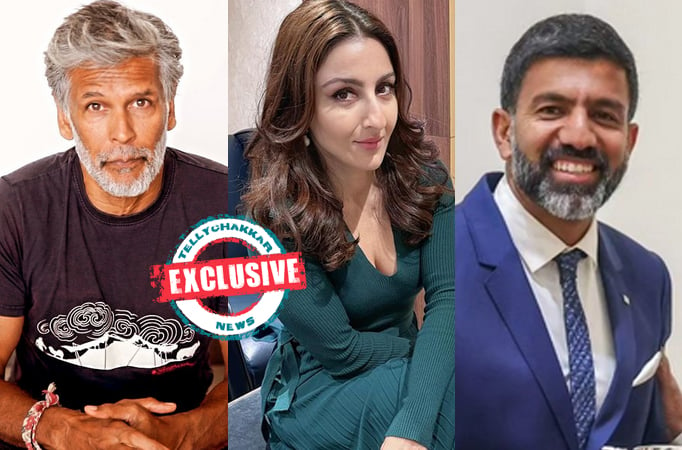 Milind Soman, Soha Ali Khan, Rohan Bopanna