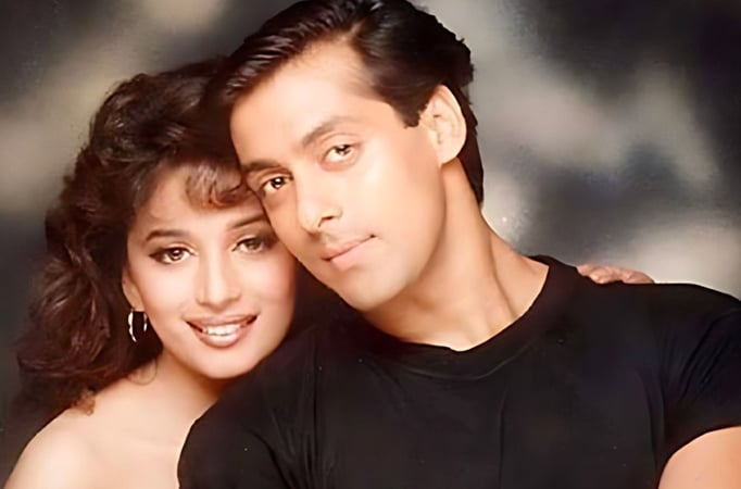 Salman Khan and Madhuri Dixit