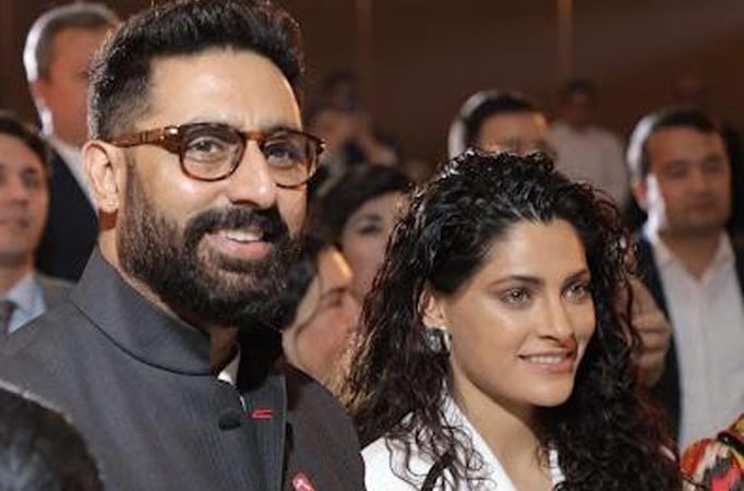 Saiyami Kher and Abhishek Bachchan