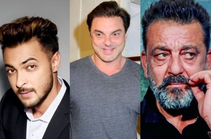Aayush Sharma and Sanjay Dutt