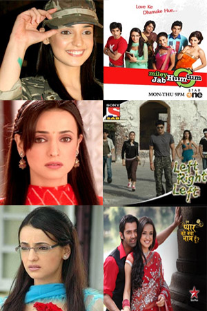 Match Sanaya Irani's character names with her shows.